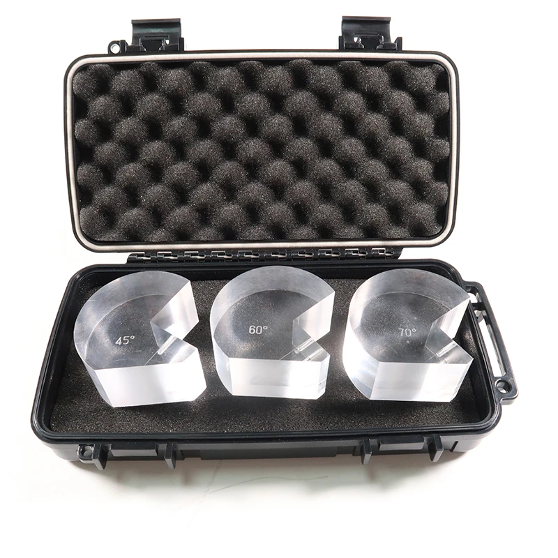 AWS Probe(normal crystal) + wedge 70 60 45 for Ultrasonic Flaw detecor/AWS Angle Beam Probe