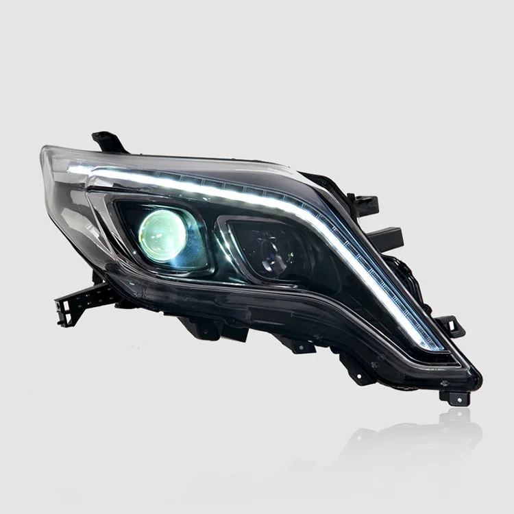 

Auto Parts for Toyota Land Cruiser Prado FJ150 2014-2016 Modified Dual Optical Lens Light Emitting Diode Headlights