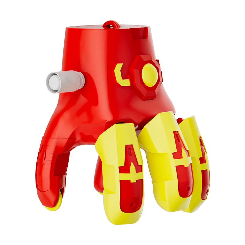 Simulation Robot Mechanical Hand Clockwork Toys Creative Fun Children Cool Wind-up Walking Robot Hand Toy Backpack Pendant