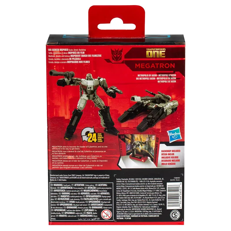 Hasbro Oryginalna Figurka Anime Transformers One SS114 Megatron Studio Series Figurka Akcji Zabawki dla Chłopców Dziewcząt Dzieci Prezent