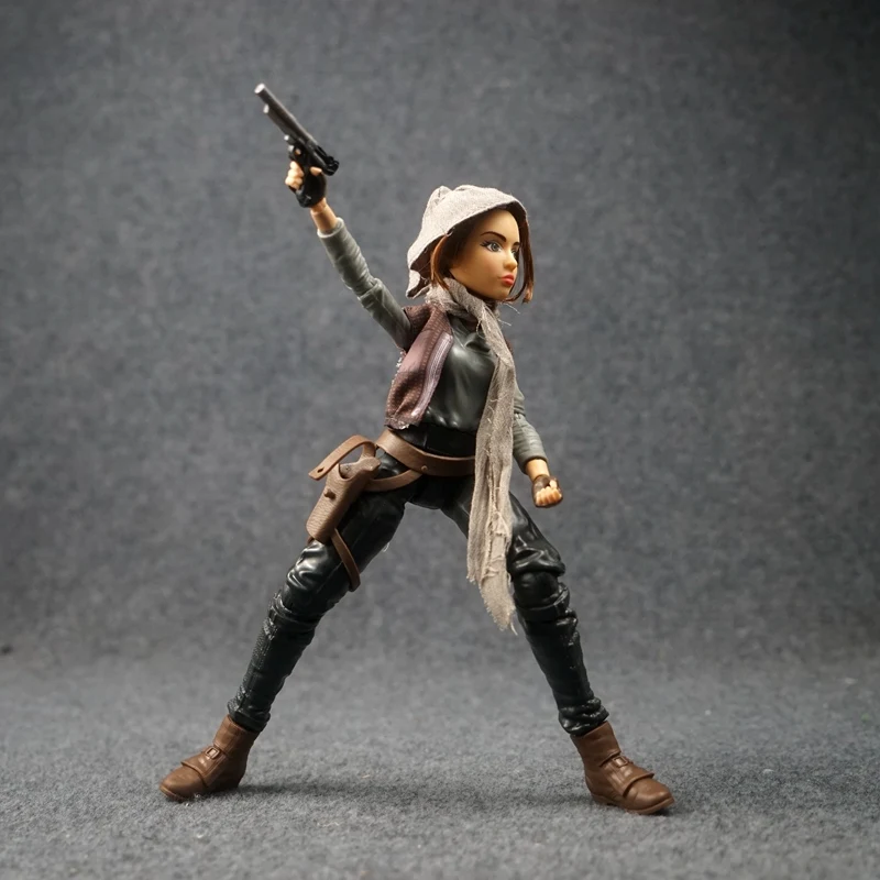 

Rogue One Star Wars Story Doll Toys Joints Movable Action Figure with Weapons Collectible Ornaments Boys Gifts Missing Scraf