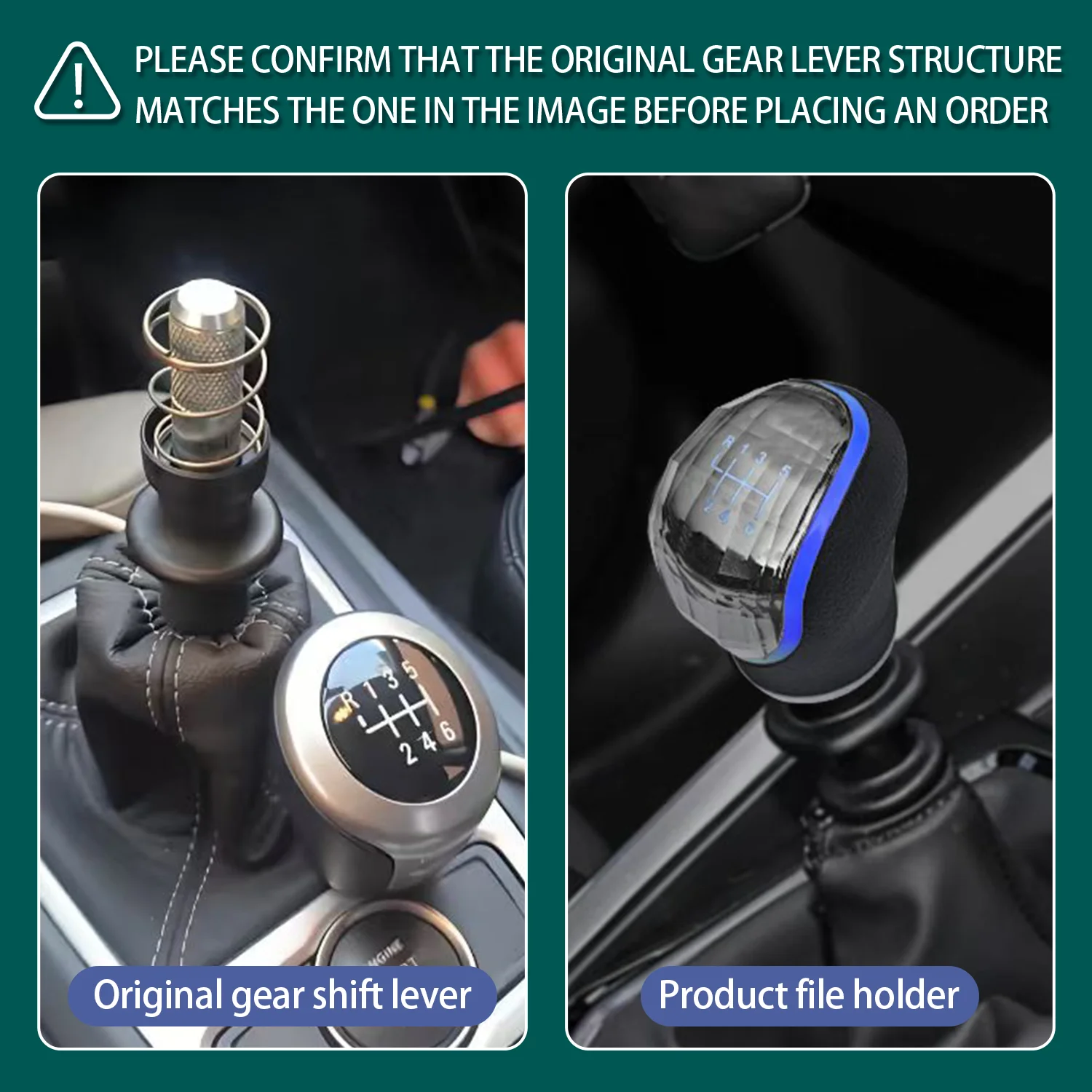 7 Color LED Crystal Gear Shift Knob For Manual Transmission 5/6 Speed 8mm 10mm Threaded 135-24R R135-246 Car Accessories