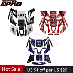 Plastic Fender Fairing Body Sticker Decal Graphics Kit For Apollo Orion 110cc 125cc 150cc 250cc Dirt Bike Pit Motorcycle Parts