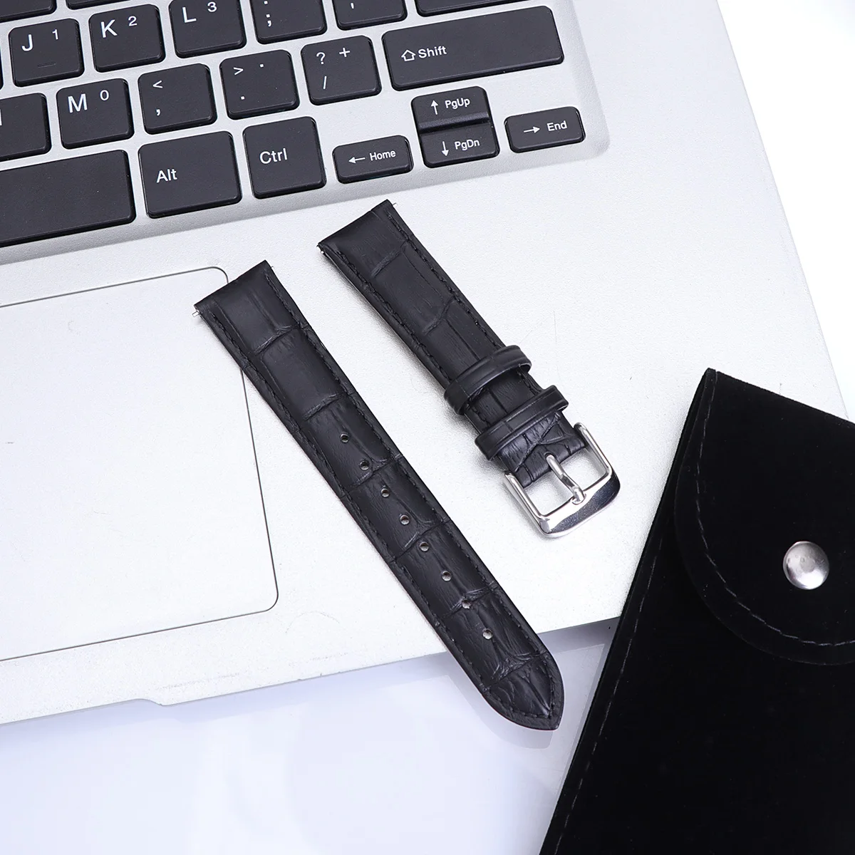 

18 Mm Intelligent Crocodile Strap Man Watch Bands for Men Wristband Replacement