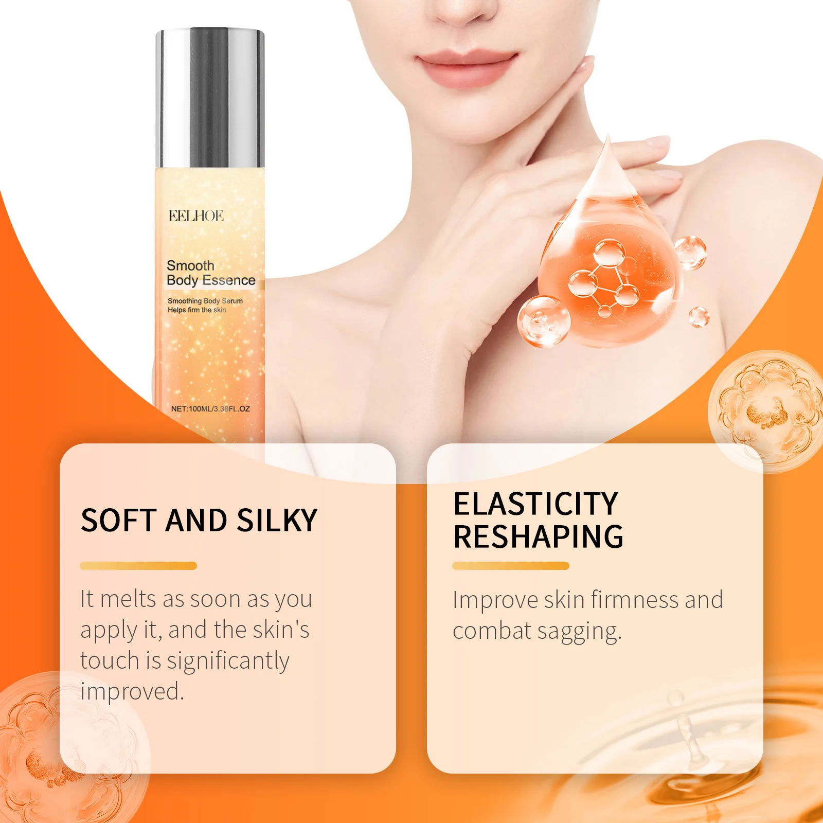 

EELHOE Body Tender Essence Deeping Hydration Brighten Skin Nourish Epidermis Relieve Stress Improve Roughness Body Cares Essence