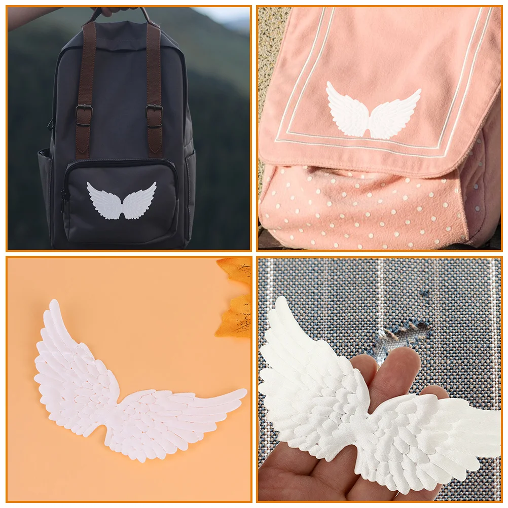 Cloth Angel Wing Props DIY Multi-Use Wings For Garment Bag Decor DIY Party Decor Clothing Backpack Accessories Angel Wings