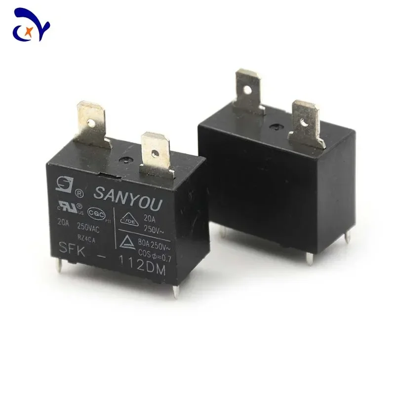 5PCS/10PCS SANYOU SFK-112DM Air Conditioner Relay SFK-112DM-12VDC SFK-124DM 20A 250VAC 4pins