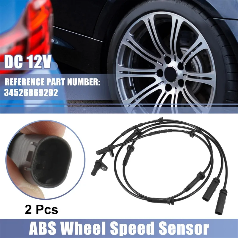

2 шт. 34526869292 Датчик скорости переднего колеса ABS, замена для X3 2011-2017 X4 2015-2018 Sport Utility