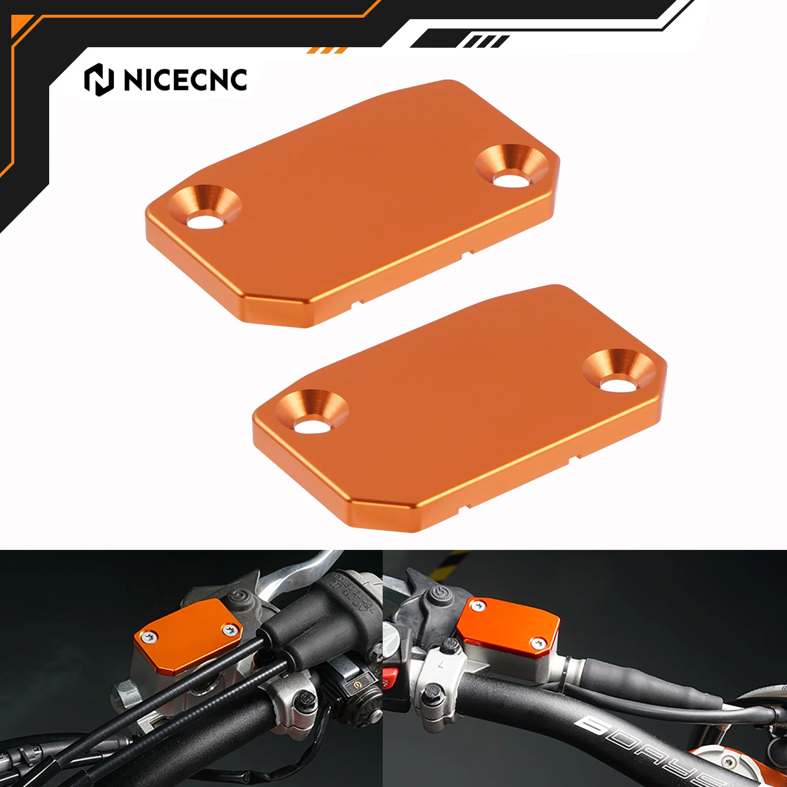 NICECNC For KTM EXC 300 SX 125 SX-F 450 EXC-F 350 XC-W 500 SMR 450 FREERIDE 250F Front Brake Clutch Fluid Reservoir Cover Cap