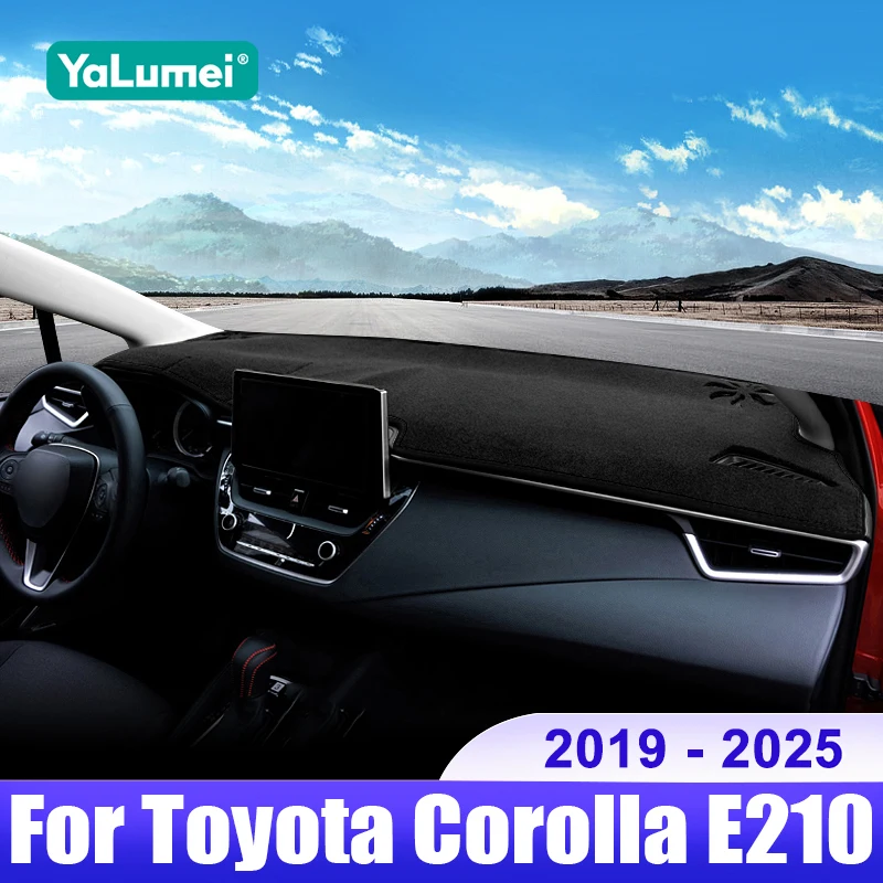 

Для Toyota Corolla E210 2019 2020 2021 2022 2023 2024 2025 гибридный чехол для приборной панели автомобиля, солнцезащитный козырек, нескользящая накладка, аксессуары
