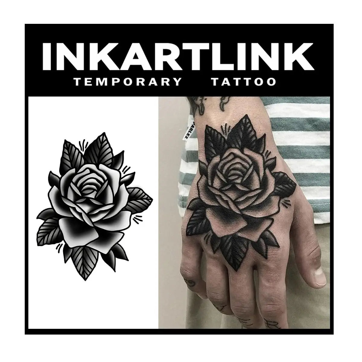

Временные татуировки Tattoo Tech, 2 больших листа, полупостоянные, с художественным дизайном для взрослых, держатся 1-2 недели