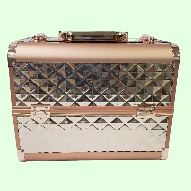 New Large Makeup Box Professional Beauty Cosmetic Cases Make Up Bag Tattoo Nail Multilayer Toolbox Storage Organizer Suitcase