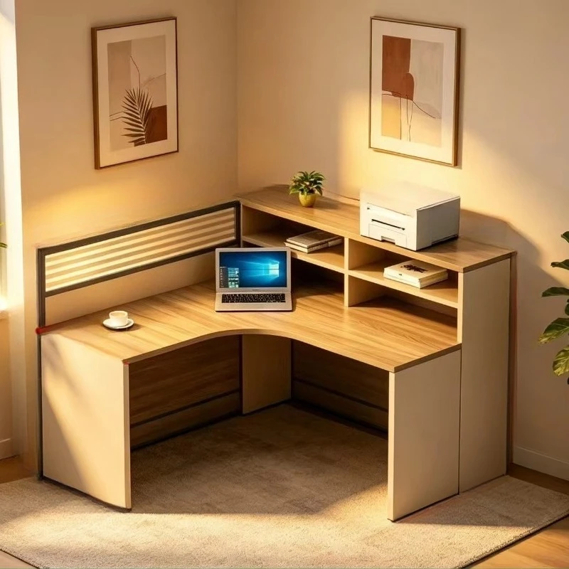 Modern Multi-person Office Partition Double Financial Desk Office Computer Desk Workstation Office Staff Desk
