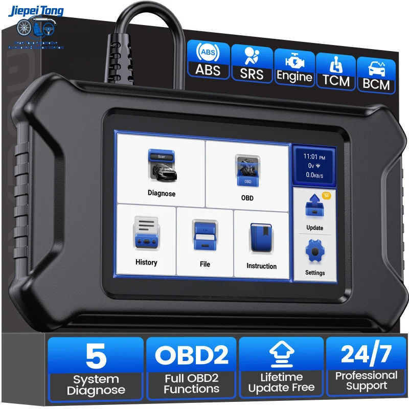

Диагностический сканер для автомобильных приборных панелей с тестом аккумуляторов и пожизненным бесплатным обновлением