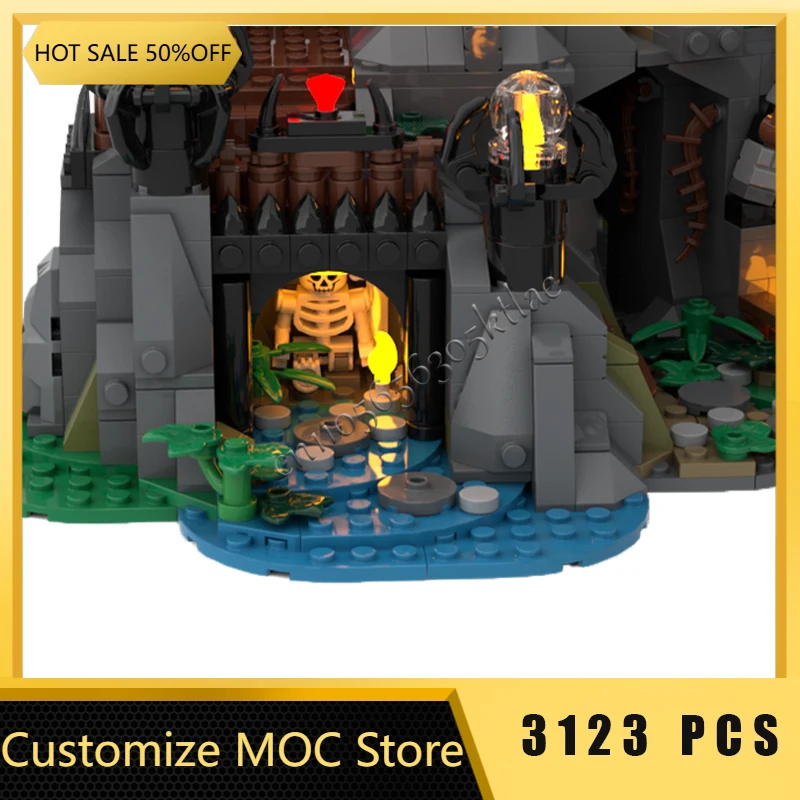 نموذج جديد 3123 قطعة تخصيص MOC الإبداعية وولف كينغ لير بناء نموذج اللبنات مجموعات تجميع الطوب لعب الاطفال الهدايا