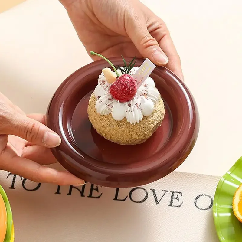 Stackable Hamburger Plate Set Burger 5/7 Layers Mini Dinner Plate High Value Bone Spit Plate Funny Sauce Containers Table Decor