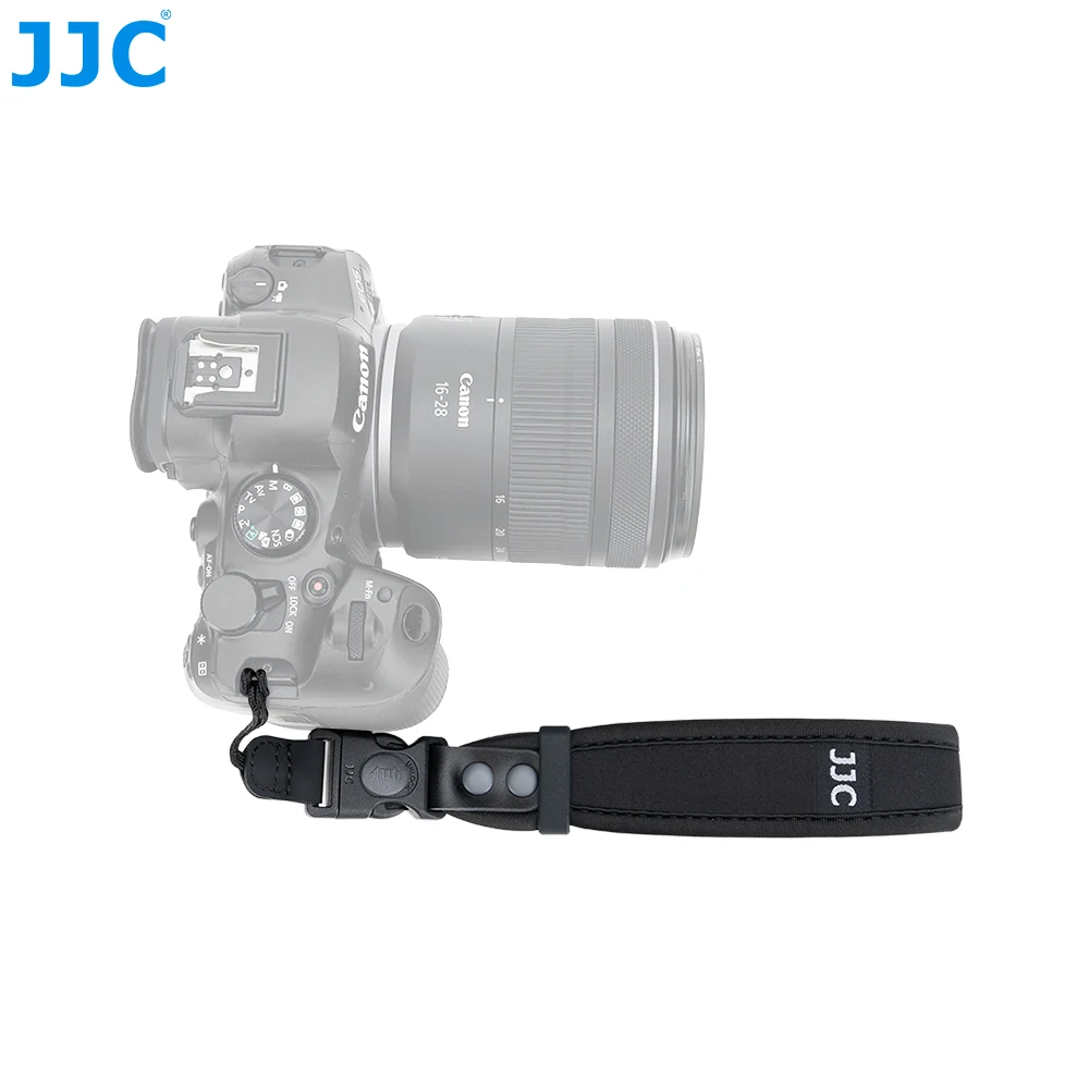 JJC Soft Neoprene Mirroless DSLR Camera Hand Grip Wrist Strap For Canon EOS 600D Nikon D5600 Z30 Z50 Sony ZV-E10 Fujifilm X-T5