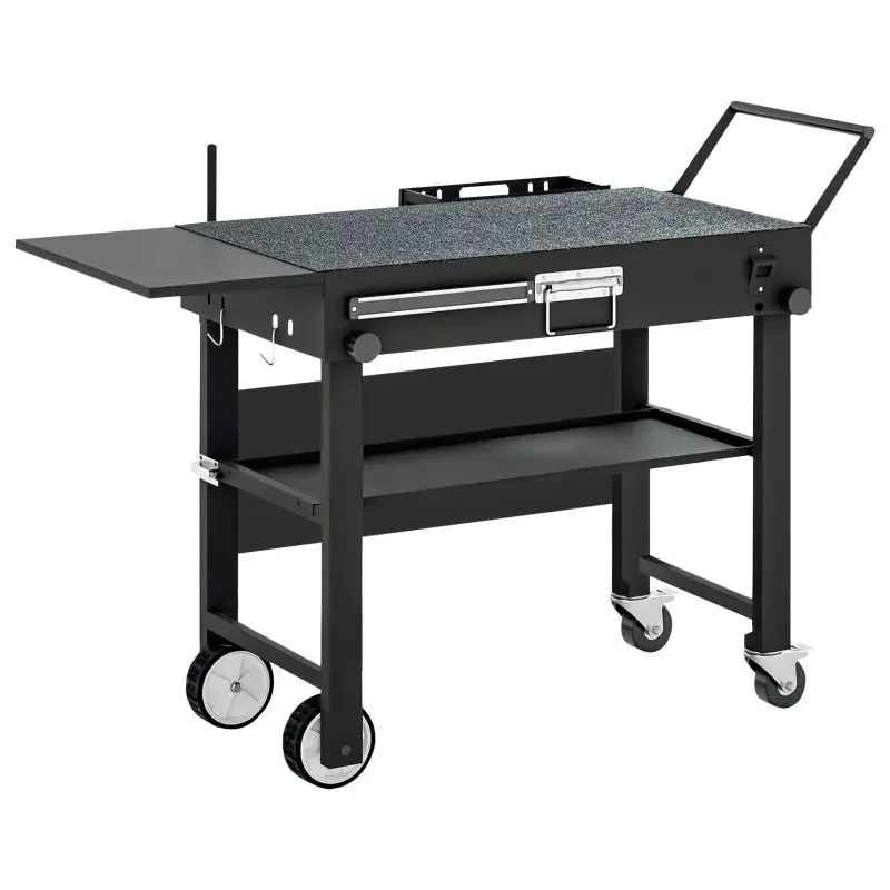 

Cart rack with wheels Outdoor folding table Portable, night market stall multi-layer