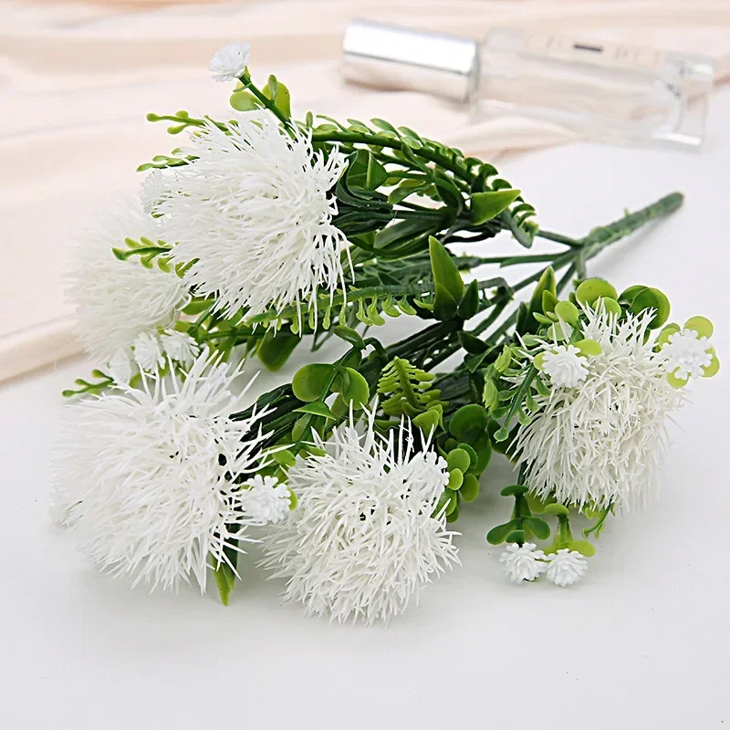 7 Fork water grass Eucalyptus Plastic Artificial Plants Green Grass plastic flower Plant Wedding Home Decoration Table Decors