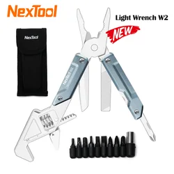 NexTool Light Wrench W2 Multi Tool 8 In 1 Foloding Pliers Multi-functional Spanner Screwdriver Outdoor Camping EDC Hand Tool