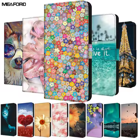 Leather Flip Covers For OPPO Find X3 Lite Pro Neo Case X2 Neo Pro Lite Magnet Wallet Book Card Case For OPPO F7 F9 Reno4 z 5G