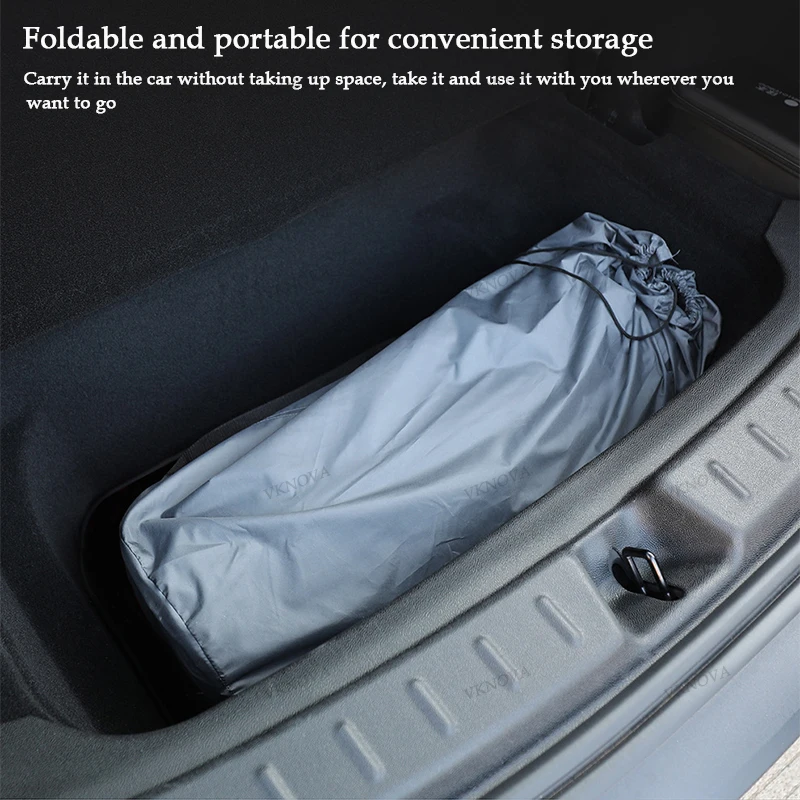 For Tesla Model 3 Model Y / YL 2026-2017 Inflatable Air Mattress Outdoor Camping Inflatable Special Suede Fabric Car Travel Bed view 5