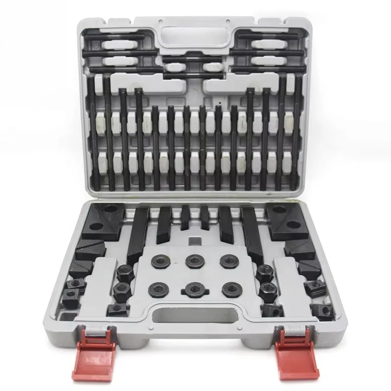 

Machine Tools M16 CK16 52PCs 58PCs Steel Clamping Kits M18 T-nuts HRC37 Clamping Kit M6 M8 M10 M12 M14 M16 Clamping Kit 58pcs