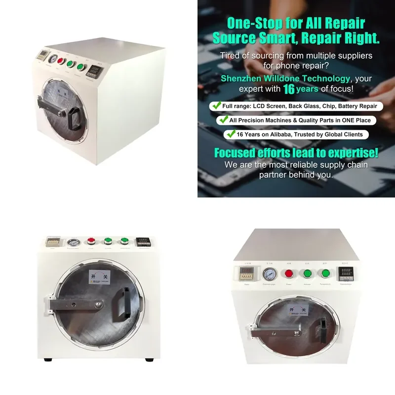 

Smart Autoclave Bubble Remover for Pad Pro 15 Inch LCD Defoaming Machine Inner Air Bubble Removing Machine