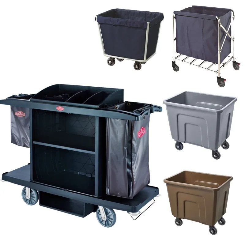 Triple Door Quiet Room Service Plastic Work Car Cleaning Car with Cloth Cleaning Function