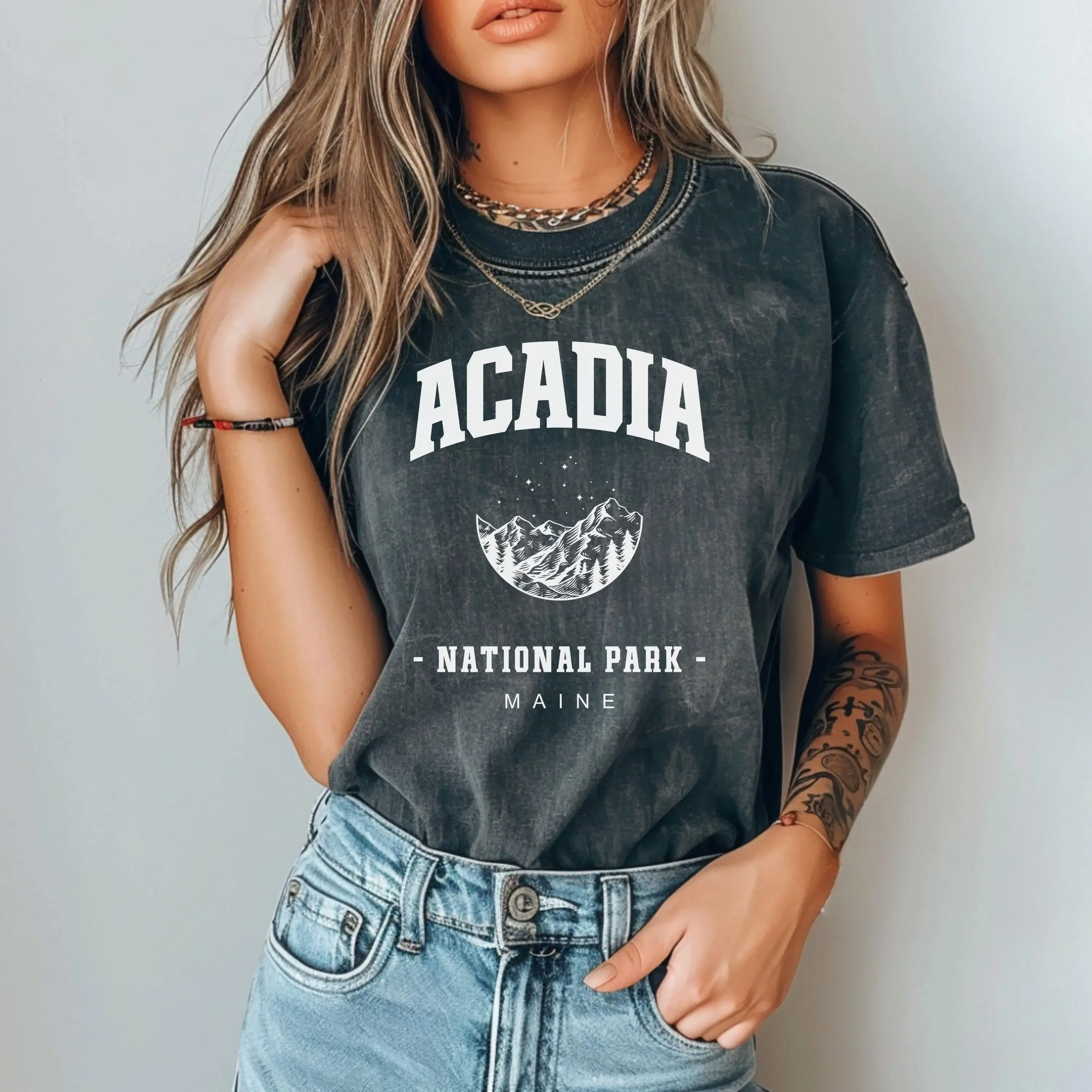 Acadia  T shirt Maine National Park