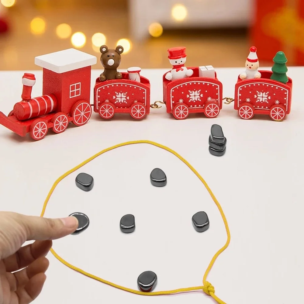 كتلة مغناطيسية متعددة الوظائف تخفيف التوتر والترفيه العلاج المغناطيسي مغناطيس الثلاجة حجر المغناطيسي المصقول الطبيعي #5