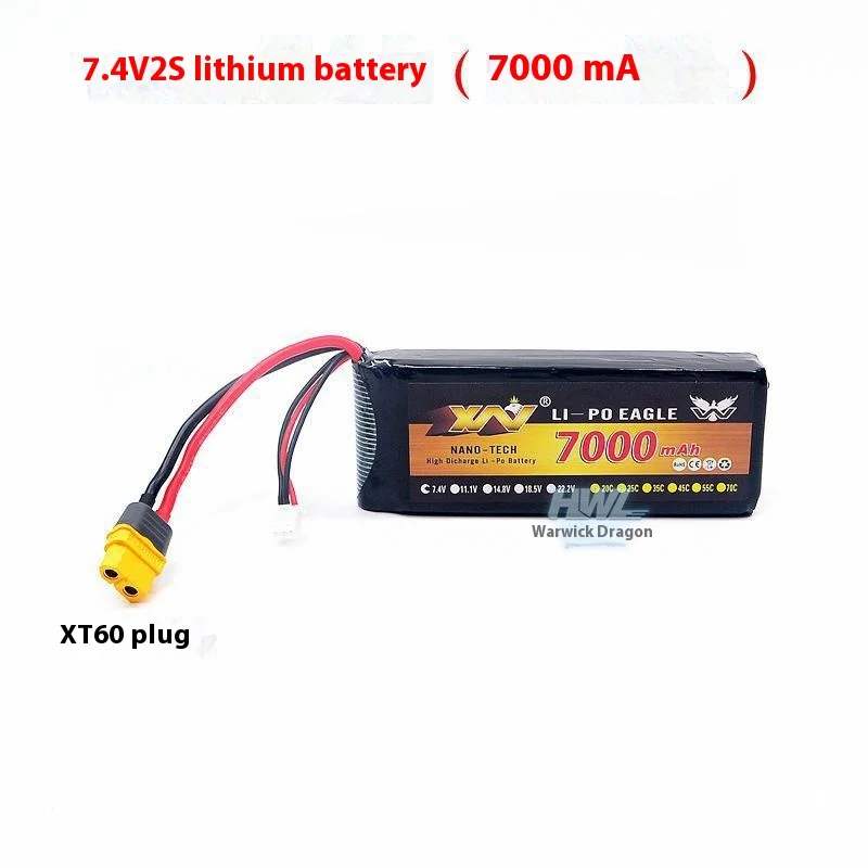 Suitable For Henglong Tank Leopard 3889-1 Leopard 2a6 Mecca T-90 Battery 7.4v2s Lithium Battery Usb Charging Cable B3 Charger