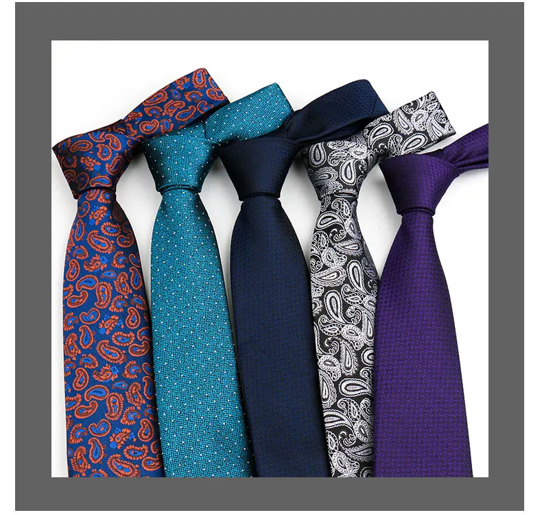 Modische Krawatten für Herren, Paisley-Krawatte, Geschenkbox-Set, originelle Geschenke für Herren, hochwertige Krawatte, Business-, Hochzeits- und Anzug-Accessoires – Detail 2