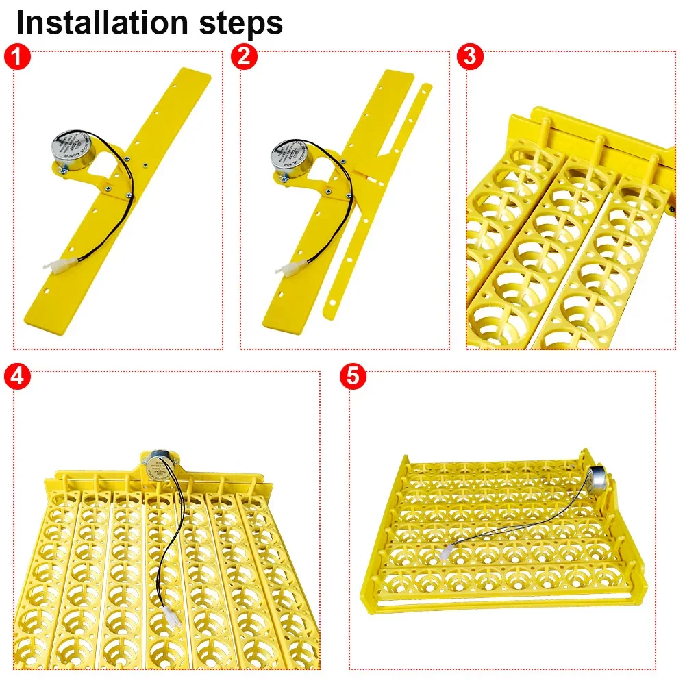 56 Eggs Incubator Eggs Automatic Incubator Incubator motor Turn Tray Poultry Incubation Equipment Farm poultry Hatching device