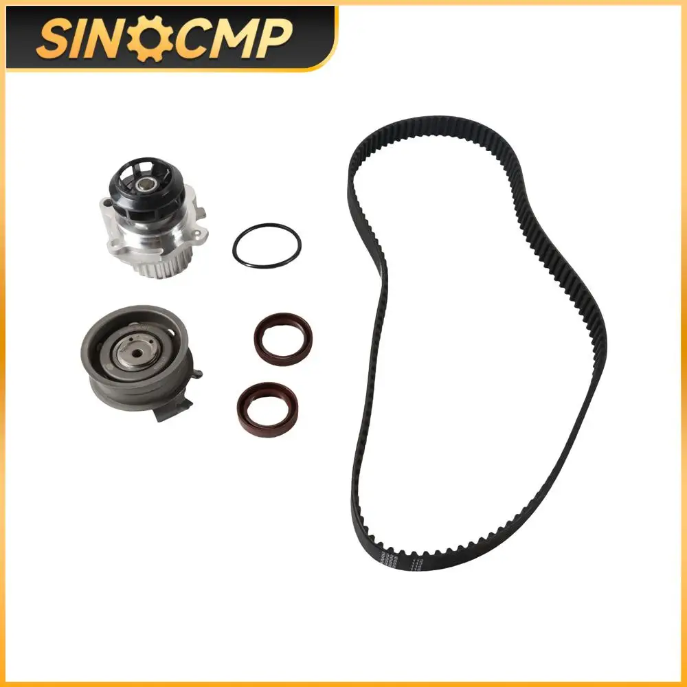 

1Set Timing Belt Kit Water Pump For 98-05 VW Beetle Golf Jetta 2.0L SOHC AEG AVH AZG 180-2220 038103085C 034115147A 07754005038