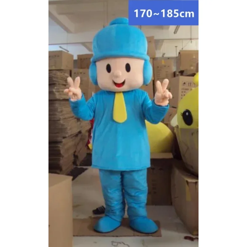 Cosplay Pocoyoer Cartoon Mascot costume advertising ceremony Fancy Dress Party Animal carnival Anime stage performance show prop