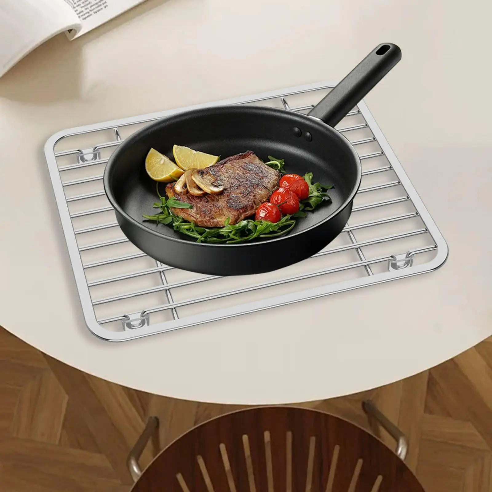 

Sink Protector Easy to Clean Anti-slip Kitchen Sink Grid Sink Grate Rack for Restaurant Home Coffee Area Apartment Dining Room