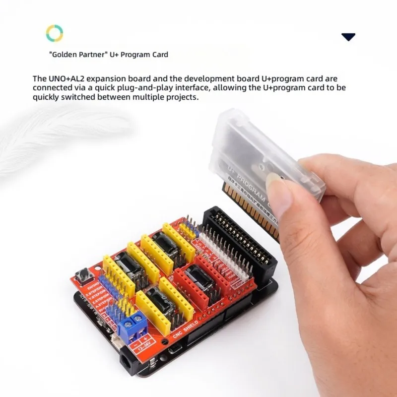 Program Card Expansion Board, Microcontroller Expansion Development Board-Y47A