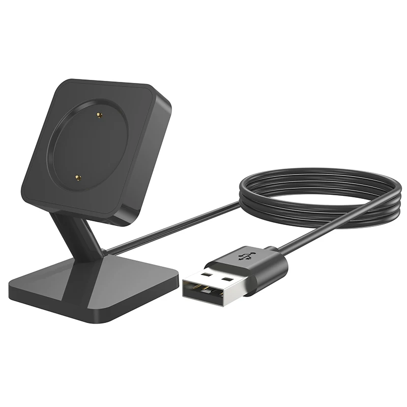 Desktop Stand Carregador para Amazfit, Cabo de carregamento USB, Dock Station, Suporte para GTR 4, GTR4, GTS 3, GTS4, GTS3, GTR3 Pro, T-rex 2, Trex Ultra