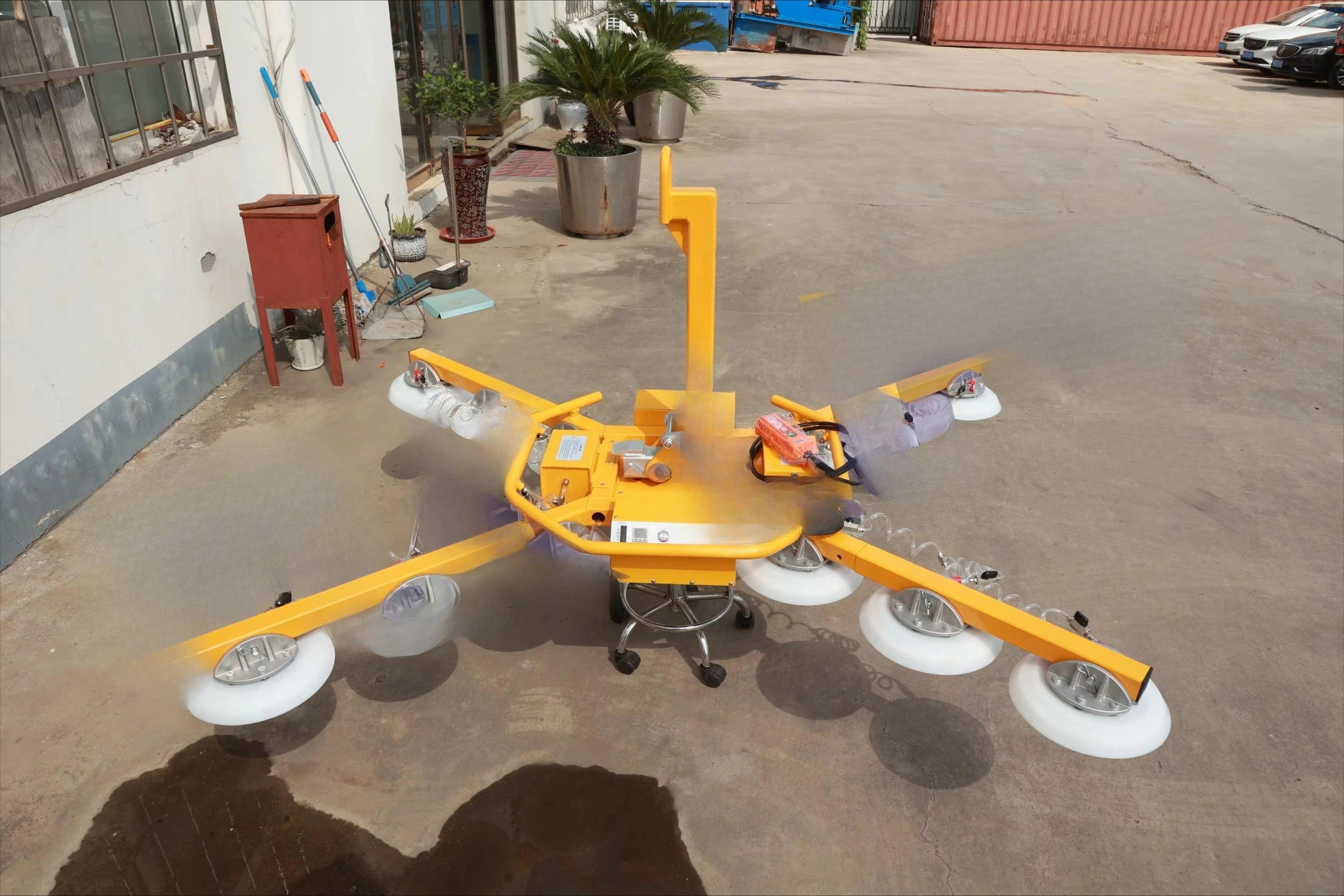 CE Certificated Portable 400~1200kg Electric Glass Lifting Tool for Construction
