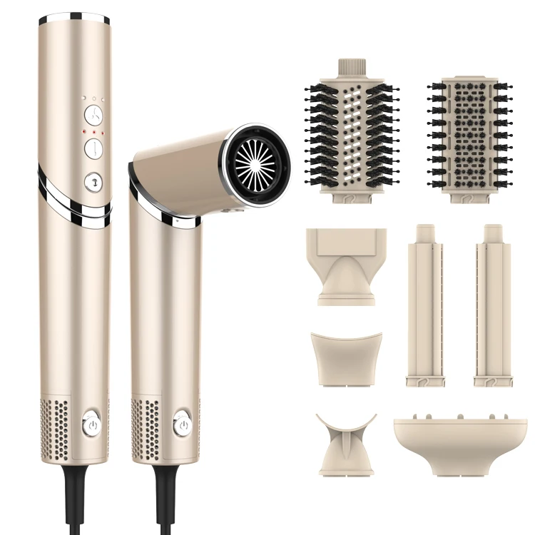 

Высокоскоростной фен с горячим воздухом, феном и щеткой для домашнего или салонного использования