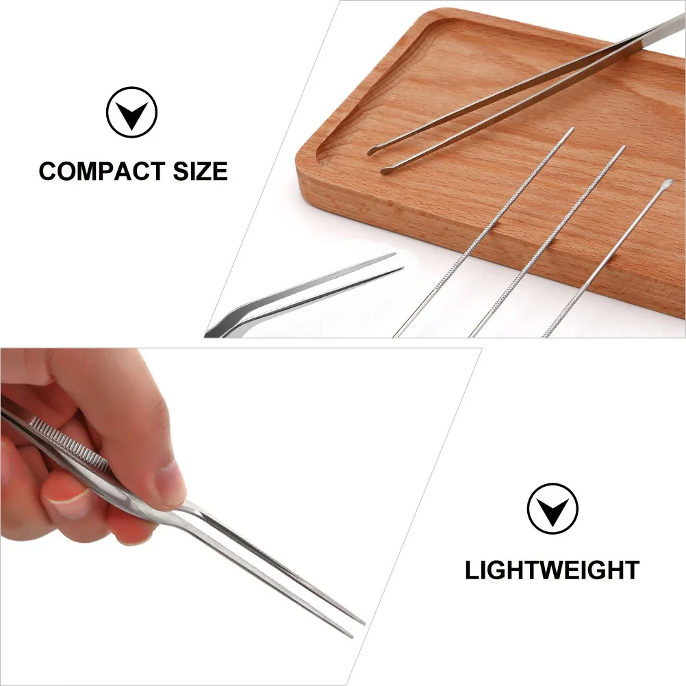 

5 шт. инструменты для удаления ушной серы из нержавеющей стали, набор из 5 различных форм для безопасной и легкой чистки ушей, портативный компактный дизайн