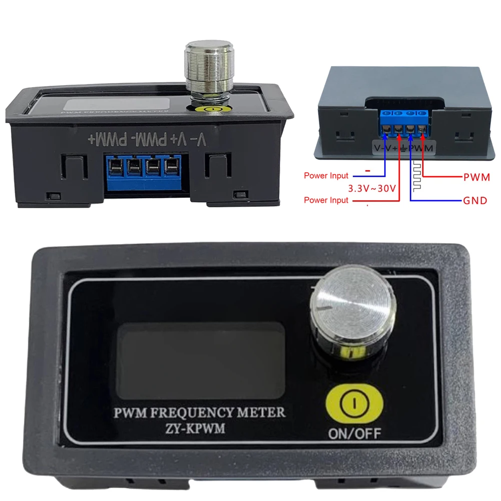 XY-PWM1 Signal Generator Digital Display PWM Duty Cycle Module Adjustable Square Wave Rectangular Signal Generator Components