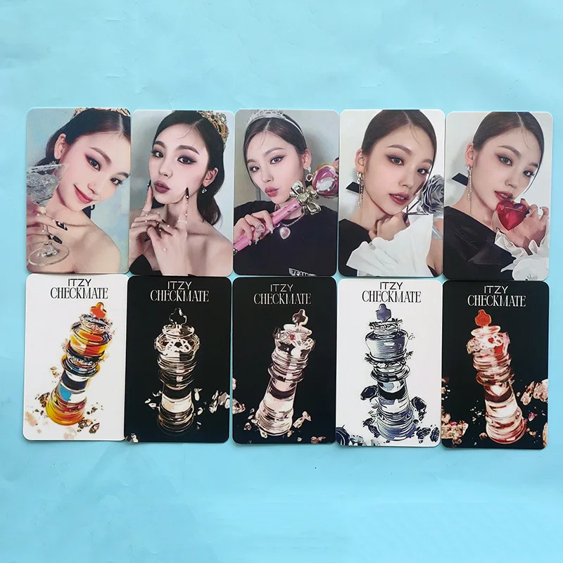 ITZY's "CHECKMATE" Album Postcard Member Personal Card Celebrity Peripheral