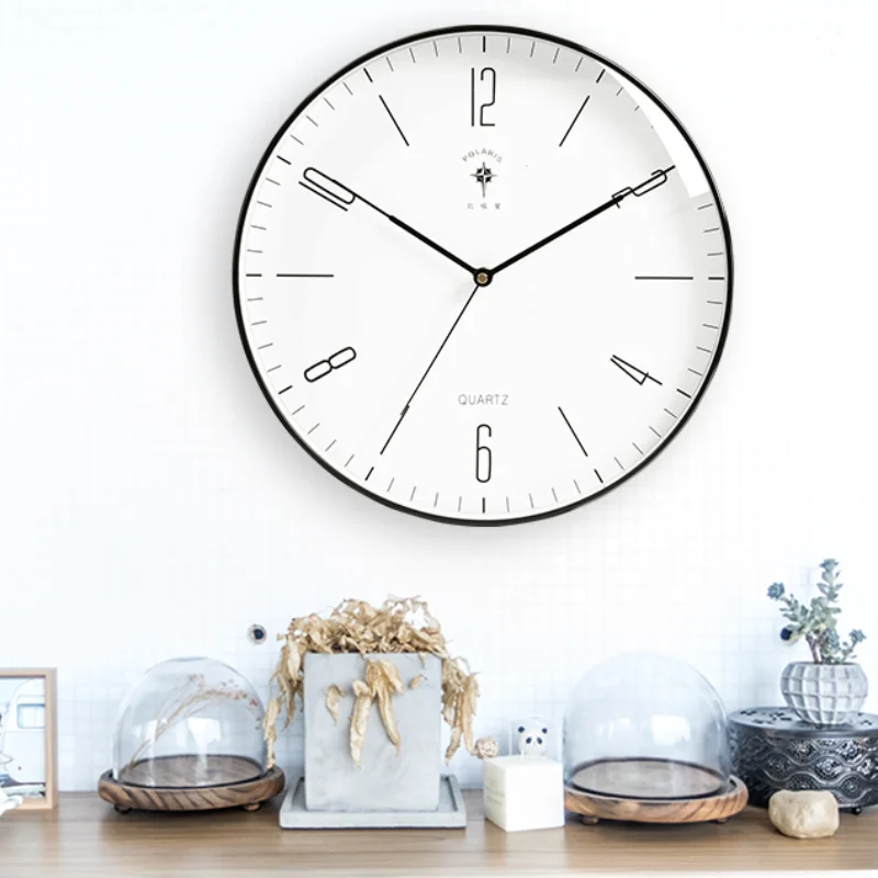 Wall Clock Pendulum Automatic Movement Elegant Living Room Coffee Corner Decoration Large Home Furniture Decor Relojes De Pared