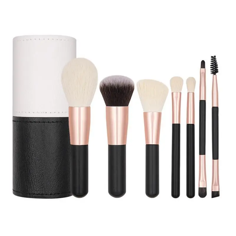 

7Pcs Professional Makeup Brushes Set Cosmetic Powder Eye Shadow Foundation Blush Blending Concealer Beauty Travel Make Up Tool