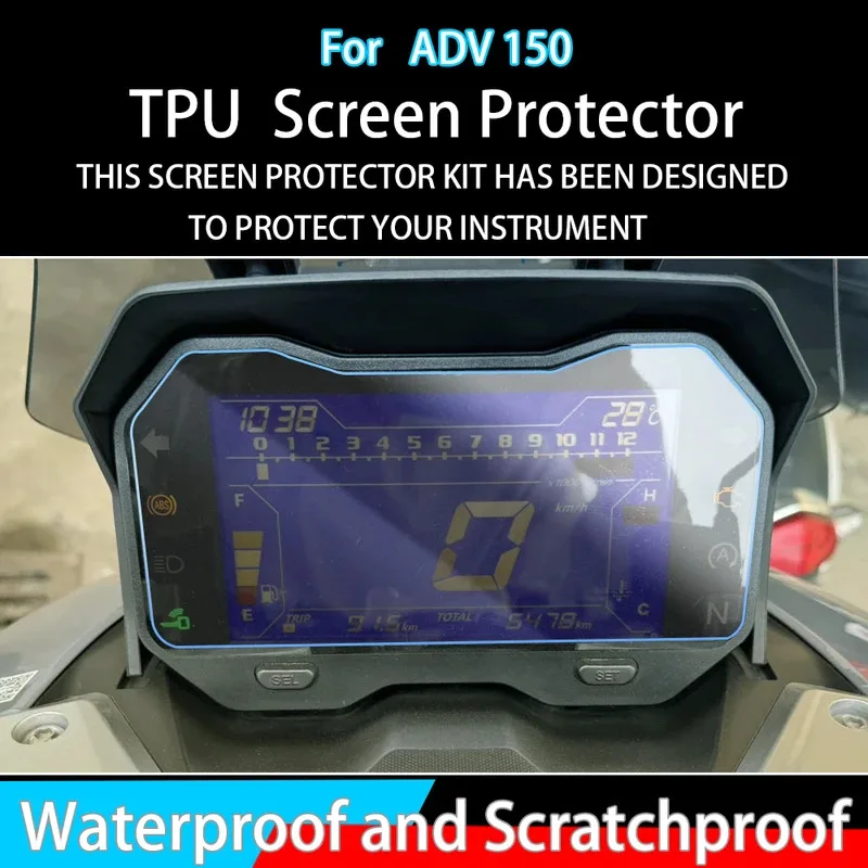 

For Honda ADV 150 ADV150 Motorcycle Accessories Scratch Protection Film Dashboard Instrument Screen Protector Film
