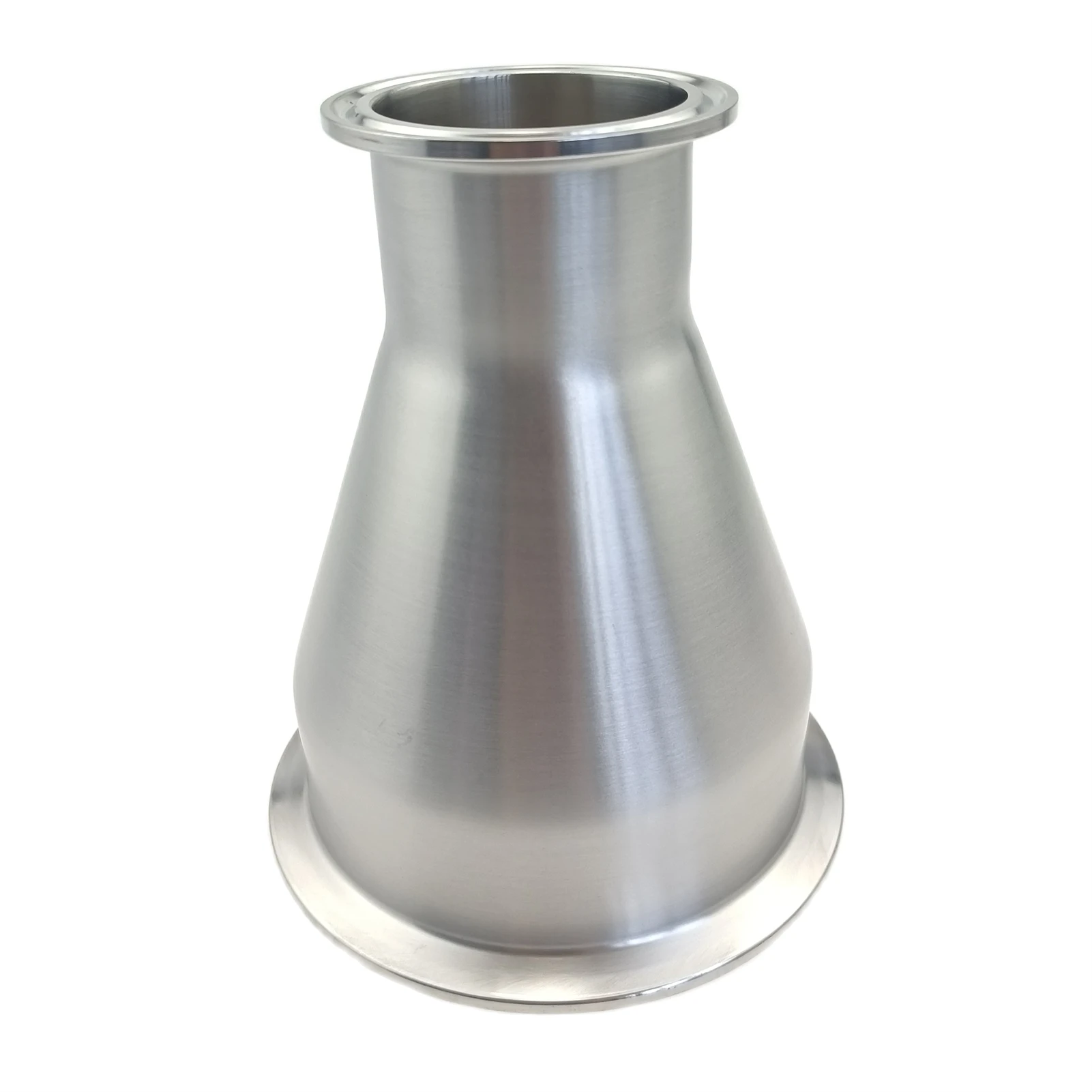 

Sanitary Fitting Reducer Fitting SUS304 Tri Clamp Ferrule Style 4" Tube OD to 2" Tube OD