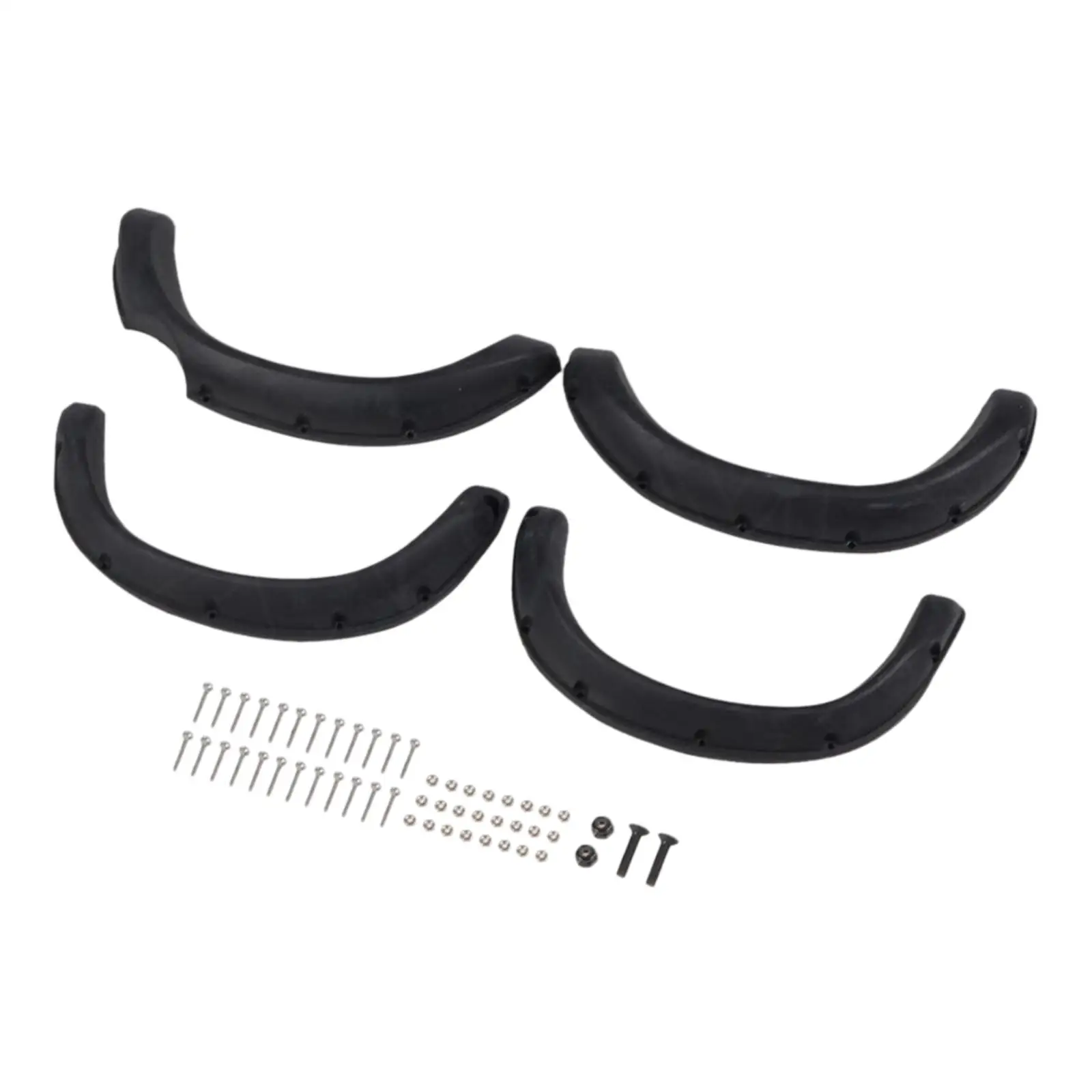 Black RC Car Fender for 1:10 RC TAMIYA Hilux BRUISER RC4WD TF2 RC Car Replacements Accessories Part