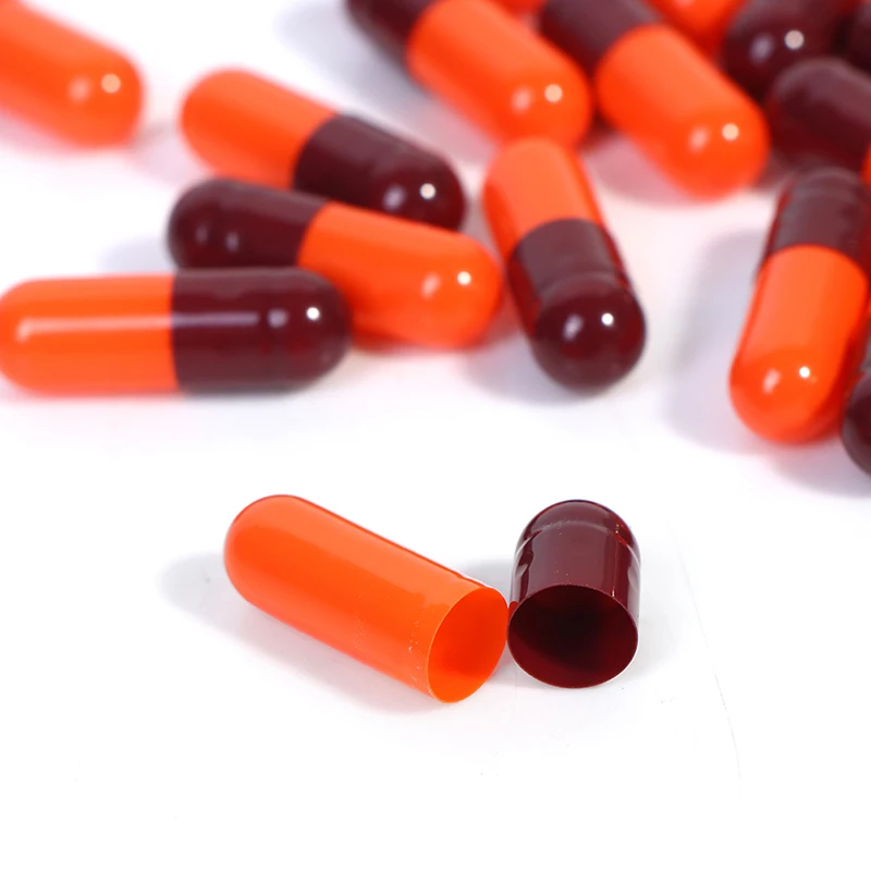 1000 cápsulas de gelatina dura vacías de tamaño 0 para rellenar medicamentos, pastillas y vitaminas